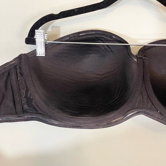 PARAFAIT Women's Black Convertible Underwear Push-Up Strapless Bra Size 42DDD - Picture 8 of 9